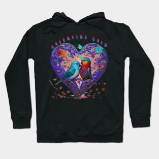 Galentines day lovebirds Hoodie